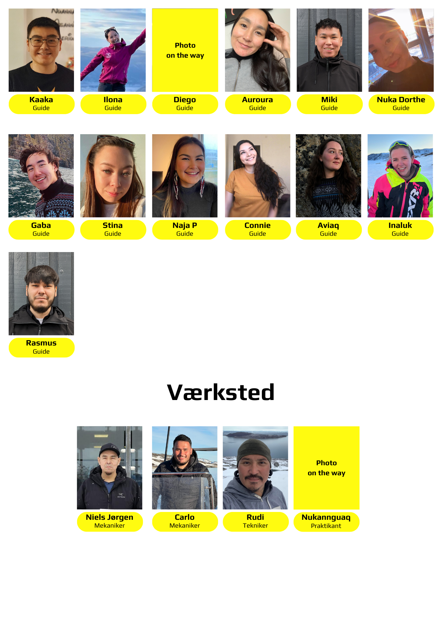 medarbejdere hos Nuuk Water Taxi